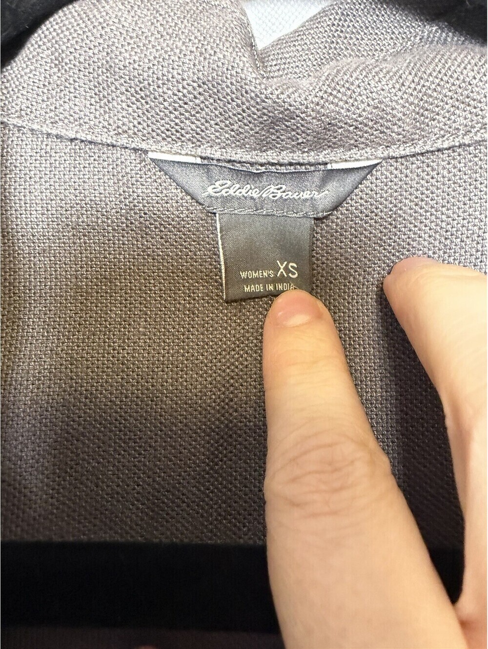 Eddie Bauer Cotton Blend Grey Lightweight Canvas Chore Coat. Size XS. $118 - Picture 8 of 8